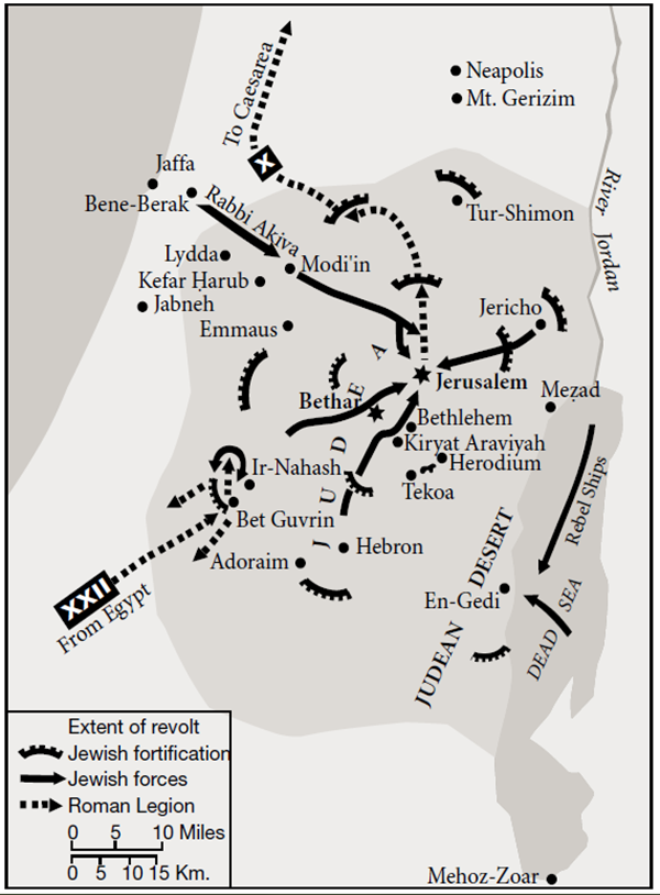 kochba map